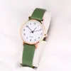 Reloj Específico para Examen, Popular para Mujer con Correa Simple de Cuero, Elegante Reloj Delgado de Cuarzo, Venta al por Mayor desde el Fabricante