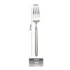 Juego completo de cuchillo, tenedor y cuchara de acero inoxidable 304 macizo con mango redondo nórdico para comida occidental, cuchara de postre, juego para carne