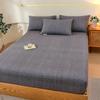 100 algodão velho pano grosso chapéu de cama colcha de algodão simples proteção à prova de poeira 1,2 m capa de cama novo verão 1,5 metros