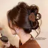Presilha de cabelo garra de tubarão de tamanho médio meio presa para mulheres, modelo novo de alta qualidade 2026, especialmente projetada para cabelos finos, presilha de cabelo para coque, presilha de tubarão para a parte de trás da cabeça