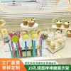 Expositor de piruletas de acrílico con espejo de 20 agujeros, para hornear chocolate, fiestas de cumpleaños, 2 piezas, Cross-Border