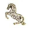Una Variedad de Broches de Caballo del Zodiaco de Nueva Serie de Año Nuevo Transfronterizos, Accesorios Metálicos de Lujo de Alta Gama Más Vendidos