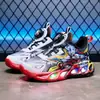 2026 Otoño Cuero Transpirable Infantil Dibujos Animados Hebilla Giratoria Tenis para Niños Antideslizante Suela Suave Tenis con Luces