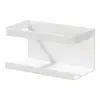 Estante de Refrigerador Estante Lateral de Almacenamiento Caja de Almacenamiento Magnética sin Perforaciones Caja de Especias Caja de Almacenamiento de Tablero Esmaltado para Cocina