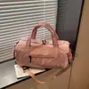 Bolsa Tote Simples de Grande Capacidade Transfronteiriça para Mulheres Nova Coleção Primavera 2026 Cor Sólida Leve para Viagem Casual Ombro Transversal