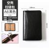 Cor Sólida Negócios Caderno de Folhas Soltas Manual Atacado Bolsa com Zíper com Calculadora Blocos de Notas Multifuncionais Estampar LOGOTIPO