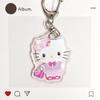 Llavero Sanrio Periférico Sanrio Lindo Dibujo Animado Colgante Acrílico Novia Amiga Accesorios para Bolsa Regalo