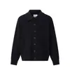 Jaqueta Cardigan Tricotada Yidao Vintage 2026 Outono Nova Cor Bloco de Cores com Botões, Suéter Tricotado Versátil de Alta Qualidade Estilo Preguiçoso para Homens