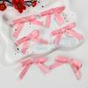 Pinza para el cabello de lazo estilo ballet de Corea del Sur Dulce Dopamina Algodón Polié Clip Lateral para Niña Clip para Flequillo Accesorios para el Cabello