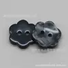 Botones versátiles para hombre y mujer, botones clásicos de resina de dos agujeros simples para cárdigan, accesorios de alta gama brillantes y mate para camisas y cárdigans