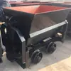 Vagoneta Minera Volquete Lateral Resistente y Duradera para Túneles de Ferrocarril de Vía Estrecha