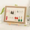 Estrutura de Brinco Armazenamento de Joias Parede Display Criativo Suporte de Exposição Pendurado na Parede Mesa Brincos Colar Placa de Exposição de Joias