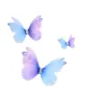 2-5cm Tule de Doble Capa Mariposa Estéreo Pasador Accesorios Pegatinas Faciales Decoración de Maquillaje Accesorios para Ropa Accesorios DIY