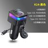 Cargador de coche K14 nuevo con cable PD30W, carga rápida, compatible con Huawei y Apple, carga USB súper rápida.