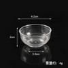 Mini Comida de Imitación Juego Vaso de Plástico Transparente Vaso para Bebida Vaso para Cerveza Juego de Comida Vaso para Miscelánea Juego Hogar Contenedor Accesorios