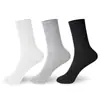 Calcetines de algodón puro para hombre hasta la pantorrilla, transfronterizos, antibacterianos 10A, antideslizantes, antipelusas, negros, absorbentes de sudor, resistentes al olor, calcetines deportivos