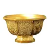 Yuanhui Buda Ocho Auspicios Bronce Tallado Recipiente de Suministro de Agua Copa de Agua Sagrada Recipiente de Purificación de Agua Copa de Suministro de Agua para el Buda Delantero Adornos para el Hogar