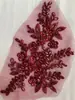 Decorações de Roupas Modernas e Elegantes, Roupas de Mãe, Vestidos de Festa, Fantasias de Apresentação Infantil, Apliques de Miçangas Artesanais DIY, Apliques Florais