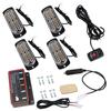 Luz estroboscópica de advertencia intermitente de red central de coche de uno a cuatro de 80 LED, 4 * 24 LED resaltan la luz de la parrilla 12-24V