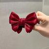 Elegante Bow Ball Head Grasp Clip Internet Celebridade 2023 Novo Alto Temperamento Hairpin Headwear Headwear Headwear