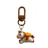 Pingente Chaveiro Pônei Desenho Animado Novo Estilo, Acessório de Bolsa Fofo e Criativo, Pequeno Presente do Ano do Cavalo