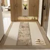 Felpudo de entrada estilo chino retro de lujo ligero, alfombrilla clásica para recibidor resistente a la suciedad antideslizante, alfombra de estilo chino para entrada resistente a la suciedad