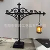 Estantería de Libros para Productos Nuevos Transfronterizos Luz de Linterna Iluminación de Estantería de Biblioteca Linterna Artesanías de Hierro