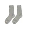 Meias de Lã Denohong Outono e Inverno Anti-Pilling com Laço Alto para Homens, Meias Quentes e Confortáveis para Casa, Meias de Cano Médio com Laço Completo