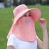 Novo Estilo Grande Ao Longo Do Chapéu De Morango Xale Chapéu Ao Ar Livre Protetor Solar Chapéu Mulheres Morango Pescador Chapéu Street Style All-match Chapéu De Guarda-sol