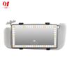 Espejo de Maquillaje LED para Coche Jiayao de Venta Caliente Transfronterizo con Luces LED, Recargable, Modelo Delgado, Regalo, Espejo Retrovisor para Parasol de Coche