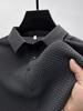 Exportação Direta Masculina Verão 2026 Novo Estilo Camiseta com Gola Reversível Masculina Manga Curta Casual de Negócios Camisa Polo