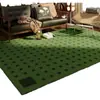 Alfombra de sala de estar resistente a la suciedad y fácil de cuidar diseño retro antiguo área grande para sofá tienda completa mesa de centro de lujo ligero alfombrilla antideslizante resistente al desgaste
