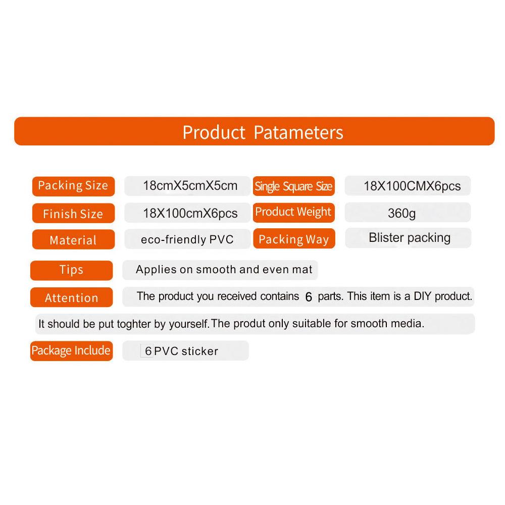 楼梯贴产品参数英文