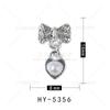 Pingente de Unha Joia de Liga Japonesa Unha de Noiva Diamante Celular diy Decoração de Diamante Esmalte Pingando Laço Pérola