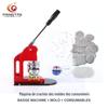 Máquina Manual de Crachás Pequenos Lata DIY Máquina de Fazer Crachás Consumíveis Moldes Substituíveis Atacado DIY