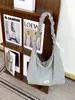 Bolso Bandolera Simple Estilo Coreano de Estrella Nuevo de Principios de Primavera, Bolso Negro y Blanco de Gran Capacidad para Debajo del Brazo, Bolso de Hombro Casual Rayado Versátil