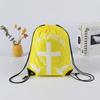 Pantalones de Poliéster 210D con Bolsillo de Solapa con Cordón Mochila Personalizada Bolsa para Exteriores Entrenamiento Publicidad Impreso a Color Bolsa de Almacenamiento para Baloncesto Bolsa con Cordón
