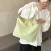 Bolso de Mujer Color Sólido Nuevo 2024, Bolso de Hombro Tejido con Patrón de Diamante a la Moda, Retro de Gran Capacidad, Bolso de Mano Elegante