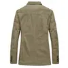 Suministro de Fábrica Traje de Algodón para Hombre Tallas Grandes Primavera y Otoño Chaqueta Casual con Solapa Traje 817 Versátil Simple Casual