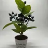 Flores Artificiales, Plantas Falsas para Decoración de Sala de Estar, Plantas Verdes Artificiales de Pie para Dormitorio, Adornos en Maceta, Decoración de Interior Monstera, Plantas Falsas