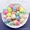Garras de Gato Color Crema Agujero de 3 mm Cuentas Acrílicas Macarrón Bordado a Mano Agujero Recto Cuentas Sueltas Colgante de Bolsa Pulsera