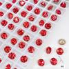Broca para uñas con punta de Shi Yue, con destello transfronterizo, joyería para uñas con múltiples cortes, de cristal redondo, venta al por mayor