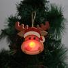 Pingente de luz de Natal Pingente de árvore de Natal Papai Noel boneco de neve alce bonito pingente de desenho animado acessórios decoração