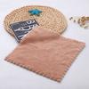 Toalha Quadrada de Veludo Coral, Toalha de Limpeza de Cozinha, Toalha Multiuso, Pano de Limpeza, Toalha Absorvente para Lavar o Rosto de Crianças Pequenas, Toalha de Mão Absorvente e de Secagem Rápida