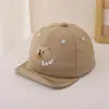 Gorra Suave con Visera para Bebés y Niños Pequeños, Estilo Delgado de Primavera, Bordado de Animales Lindos, Gorra de Béisbol de Algodón para Niños con Protección Solar