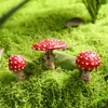 Adornos de decoración para jardín de paisaje en miniatura de bonsái de hongo luminoso transfronterizos, plantas en maceta estilo pastoral, manualidades de resina transfronterizas