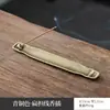 Un cubo de adornos dorados lingote de oro quemador de incienso para Buda quemador de incienso para el hogar interior un cubo de Jiangshan plato pequeño Xiangyun incienso quemador de incienso