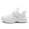897 Zapatos Deportivos Infantiles Niños Moda Zapatos Deportivos Superficie de Malla Mediano Grande Blanco Zapatos Deportivos Infantiles Cuatro Estaciones Campus Superficie de Cuero Pequeño