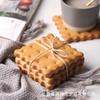 Posavasos de Madera Estilo Japonés Posavasos Creativo Lindo Forma de Galleta Madera Sólida Escritorio Taza Taza de Té Tapete Aislamiento Térmico