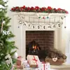 Populares Discos Redondos de Madera de Amazon Perforados a Mano Pintados a Mano Suministros Festivos Decoraciones de Árbol de Navidad con Graffiti